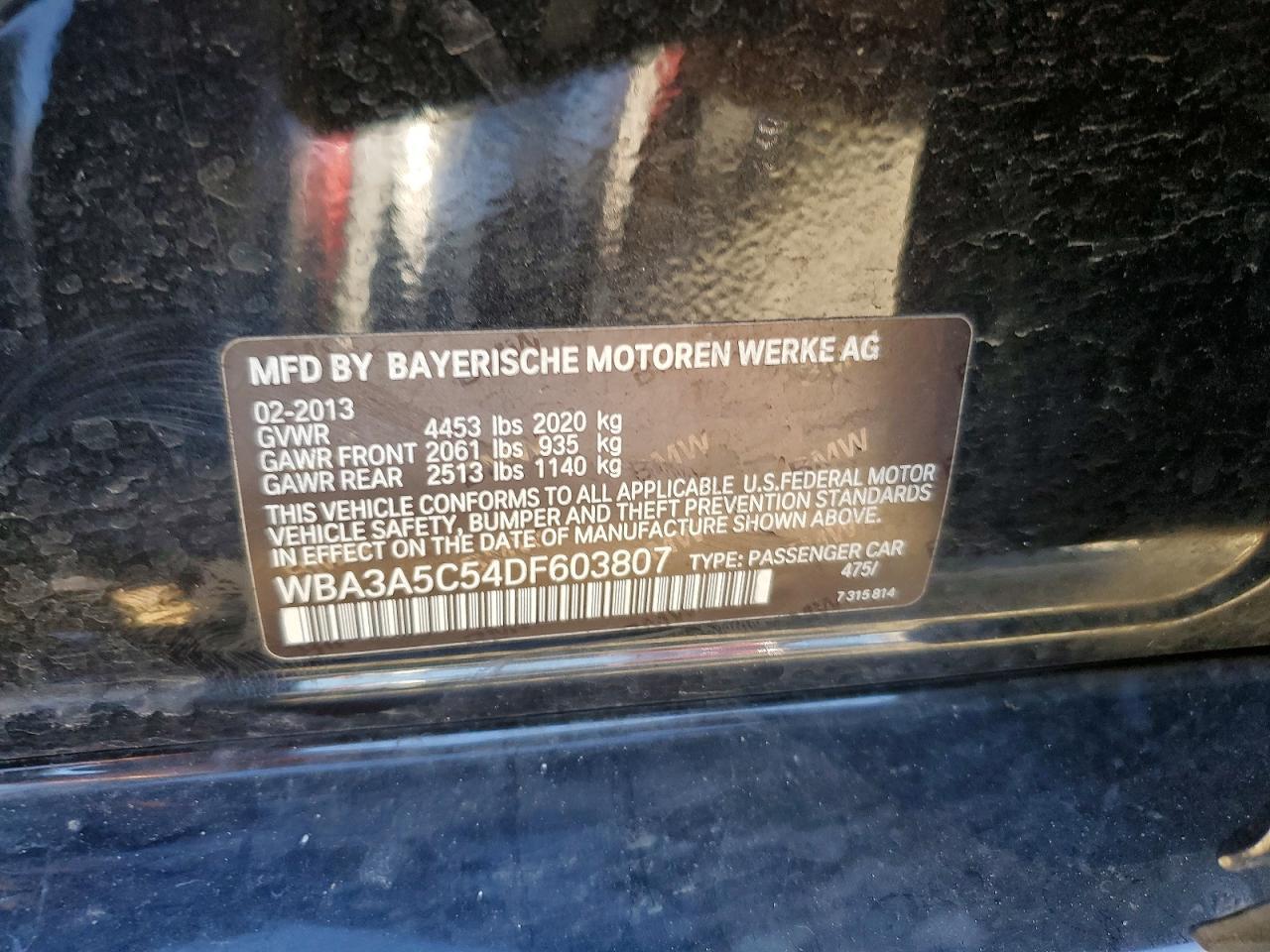 2013 BMW 3 SERIES