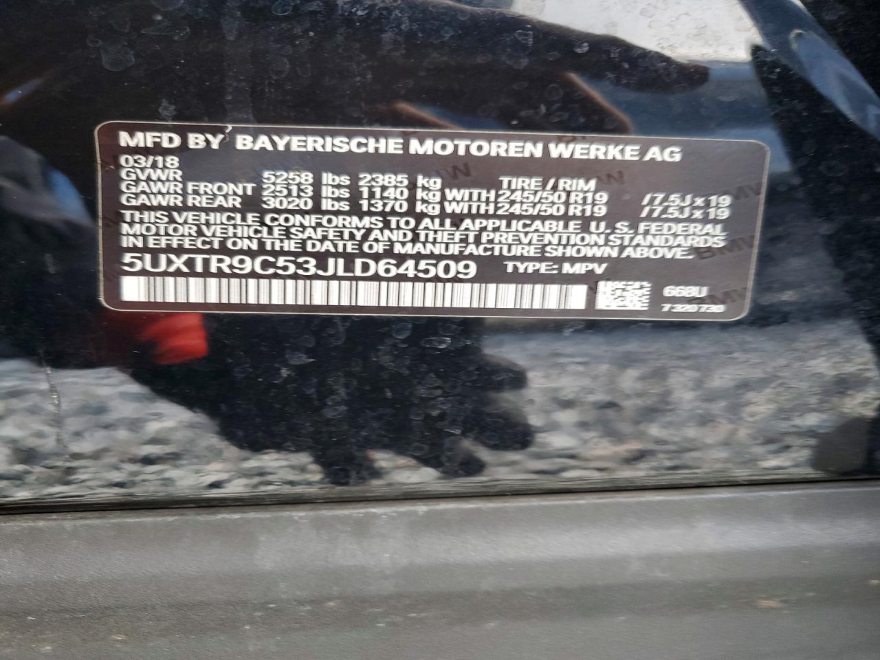 2018 BMW X3