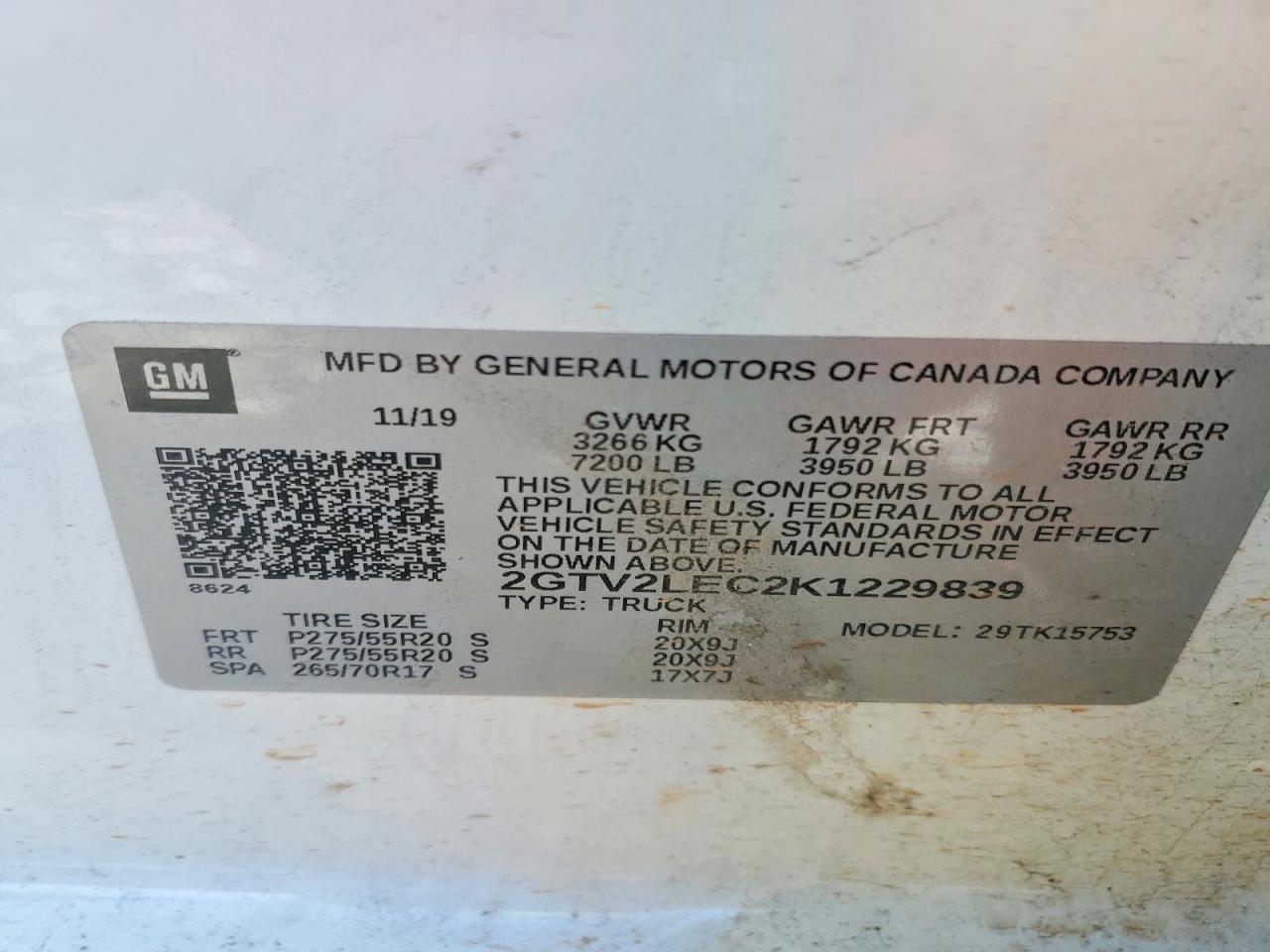 2019 GMC Sierra