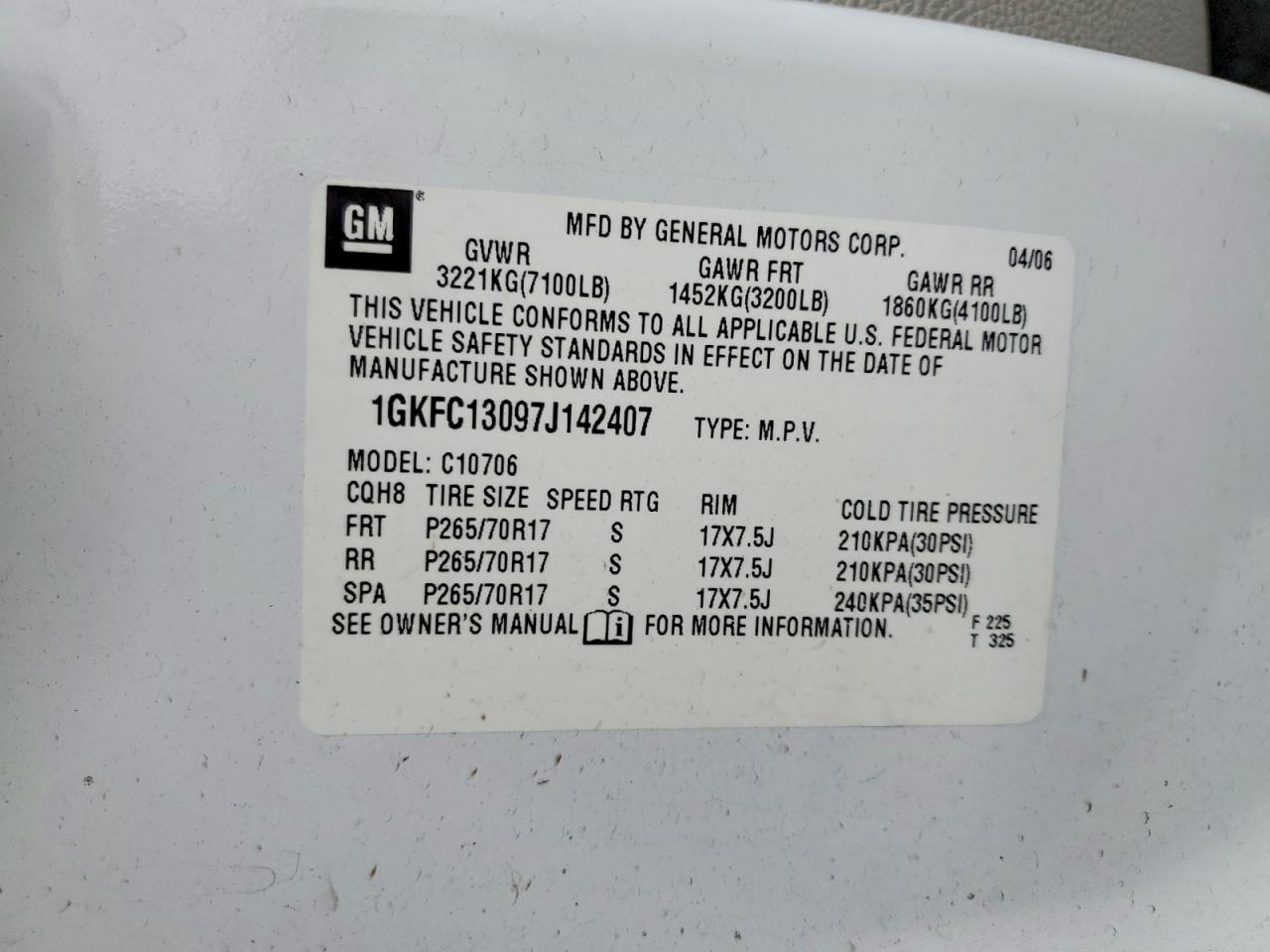2007 GMC Yukon
