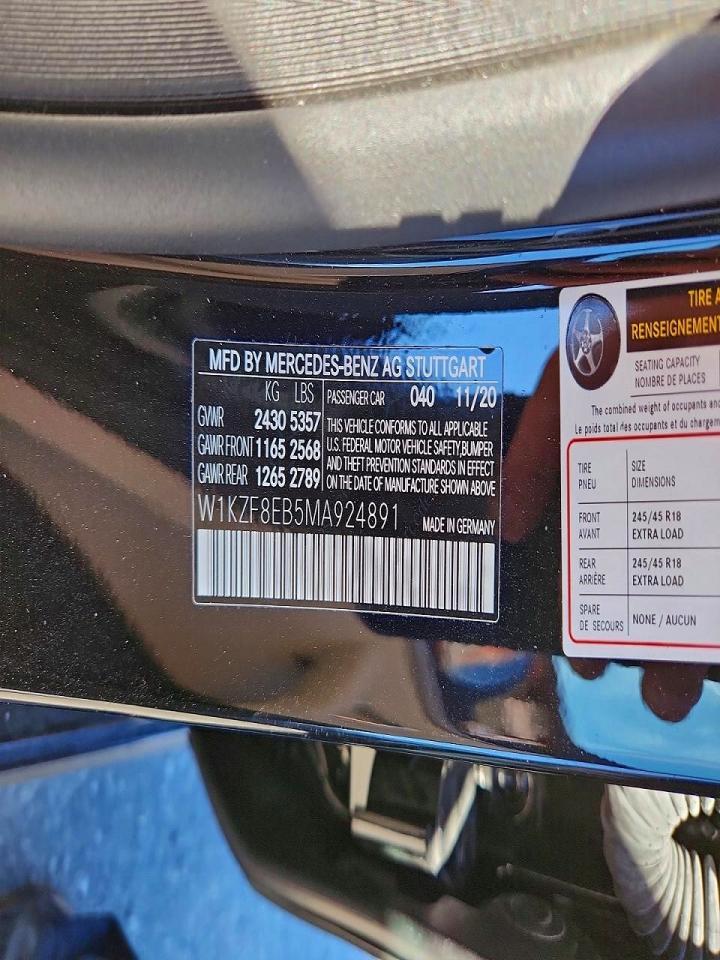2021 MERCEDES-BENZ E-Class
