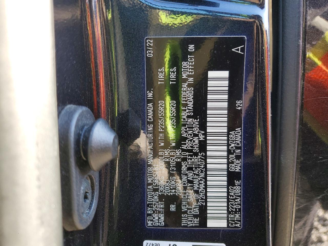 2022 LEXUS RX 350