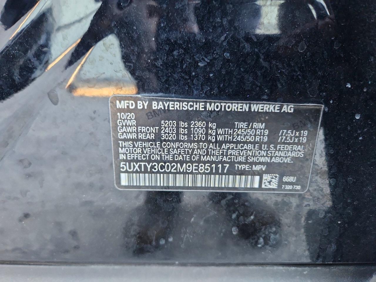 2021 BMW X3