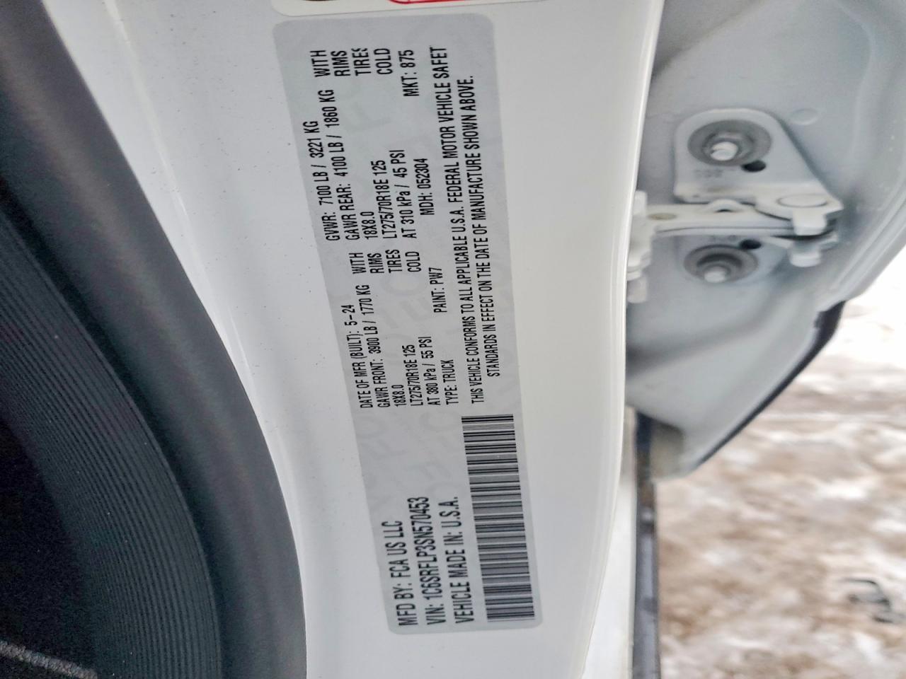 2025 RAM 1500