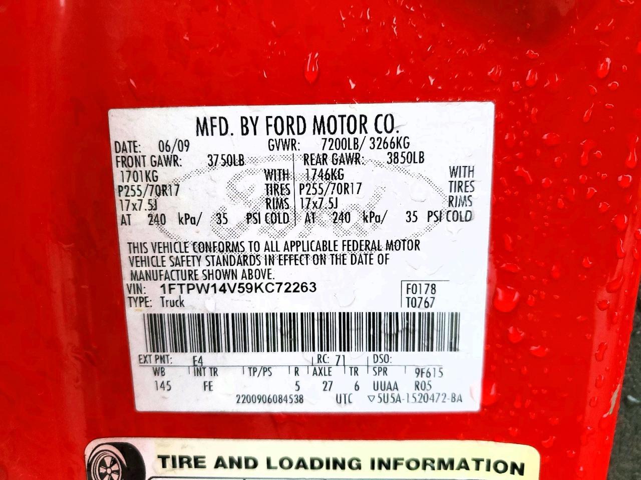 2009 FORD F-150