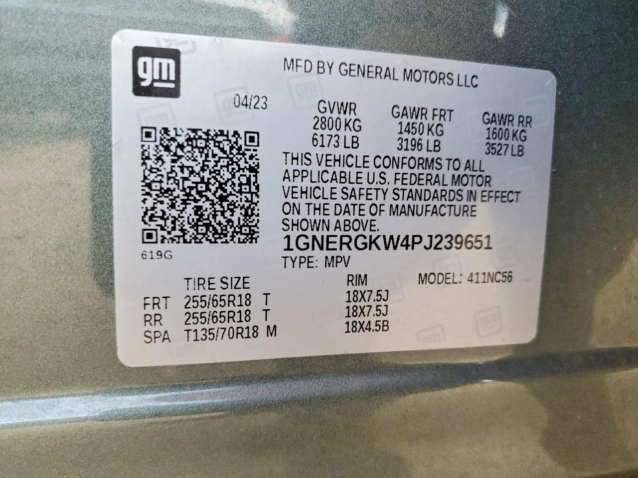 2023 CHEVROLET TRAVERSE