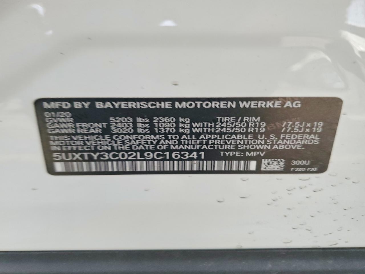 2020 BMW X3