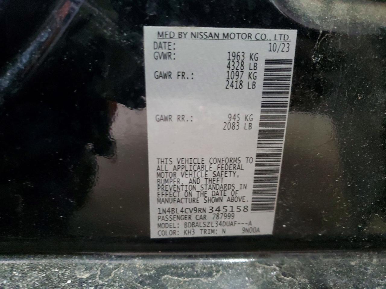 2024 NISSAN ALTIMA