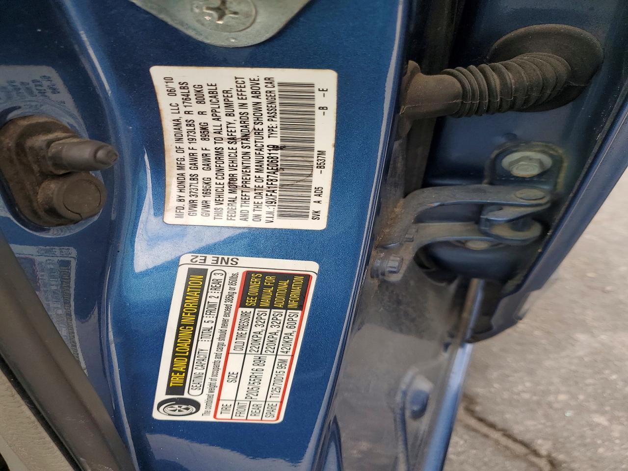 2010 HONDA CIVIC