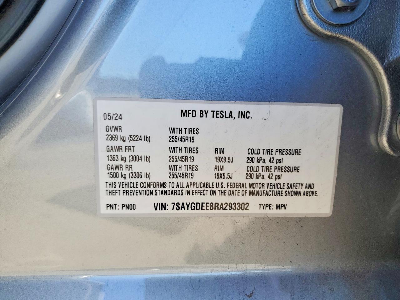 2024 TESLA MODEL Y