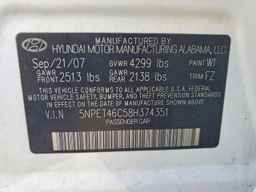 2008 HYUNDAI SONATA