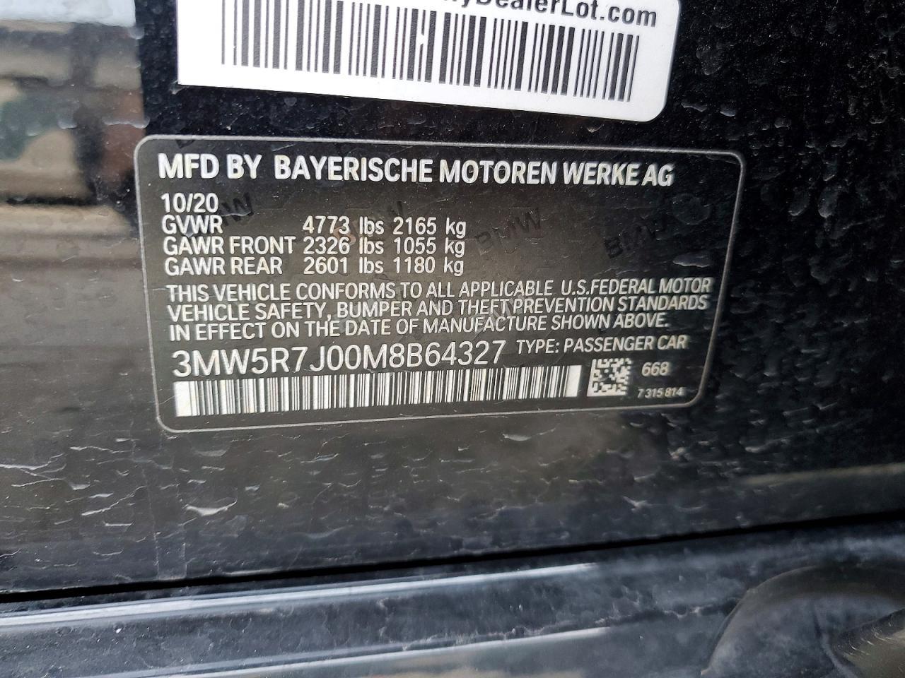 2021 BMW 3 SERIES