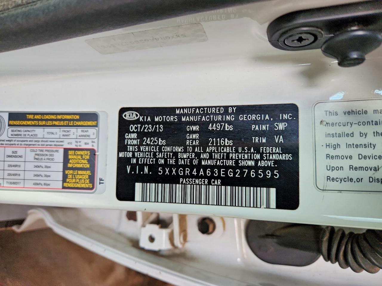 2014 KIA OPTIMA