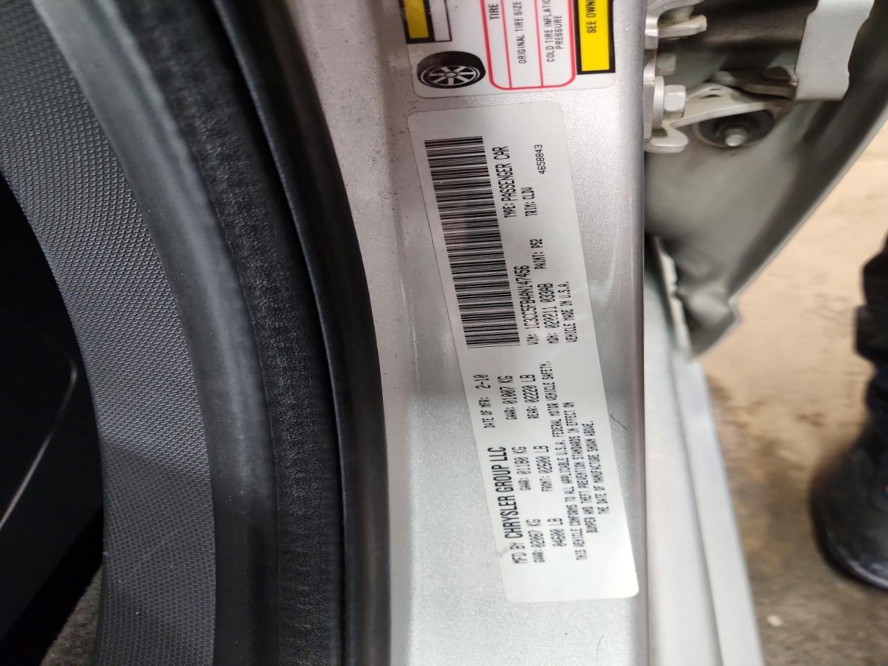 2010 CHRYSLER Sebring