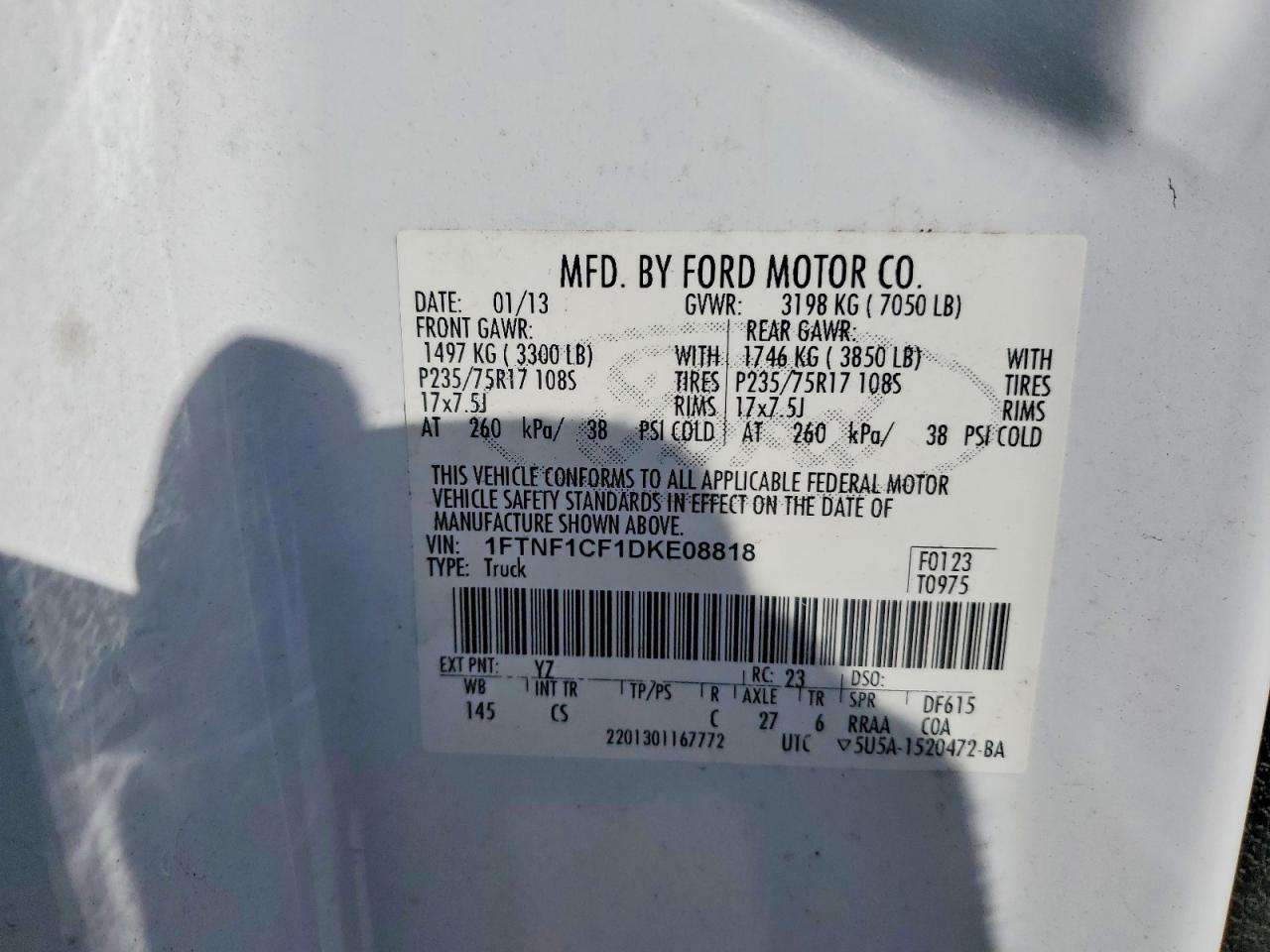 2013 FORD F-150