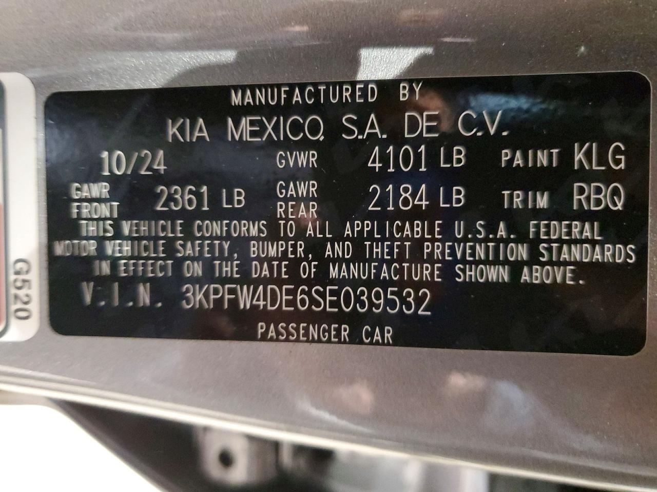 2025 KIA K4