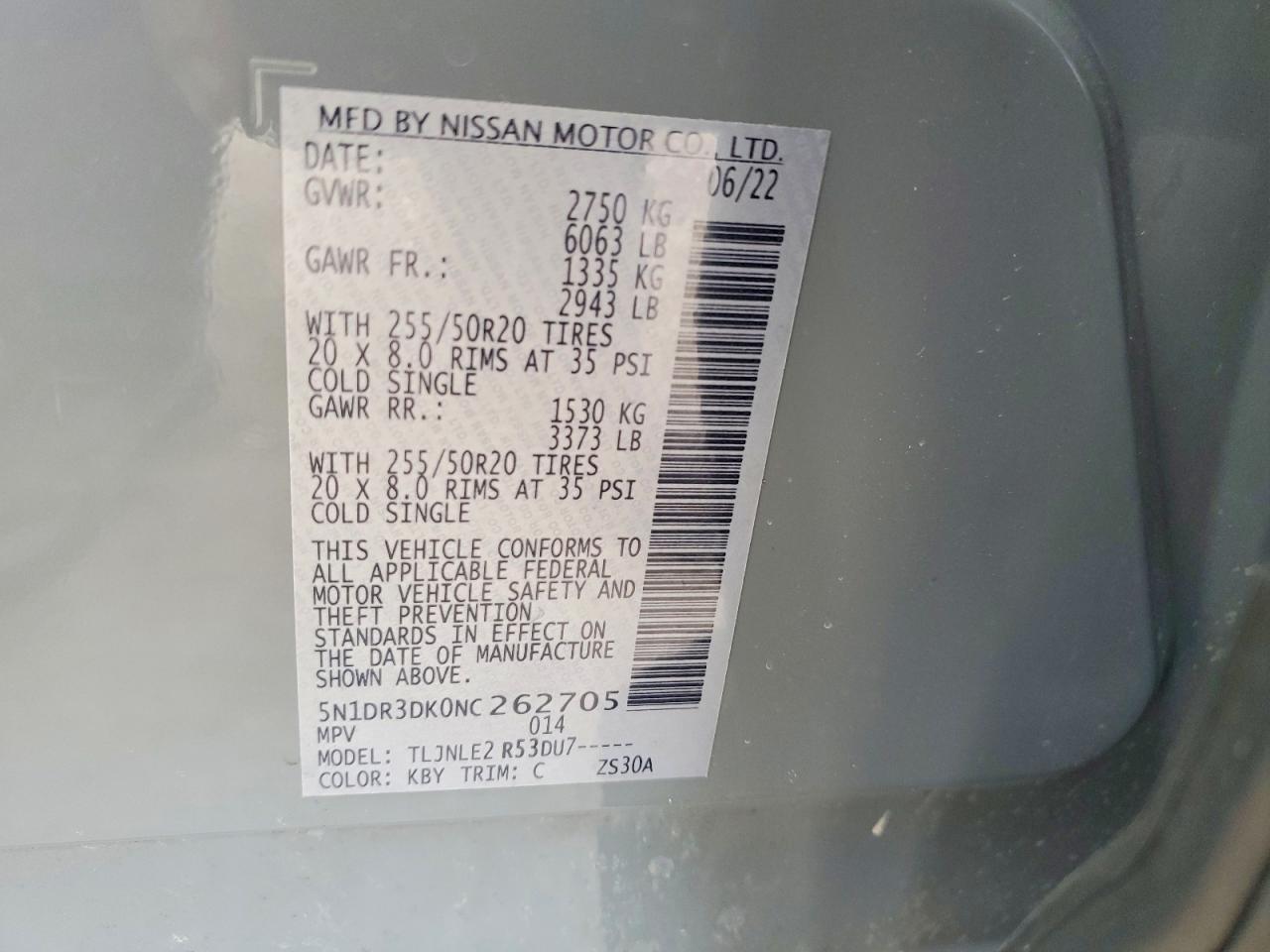 2022 NISSAN PATHFINDER
