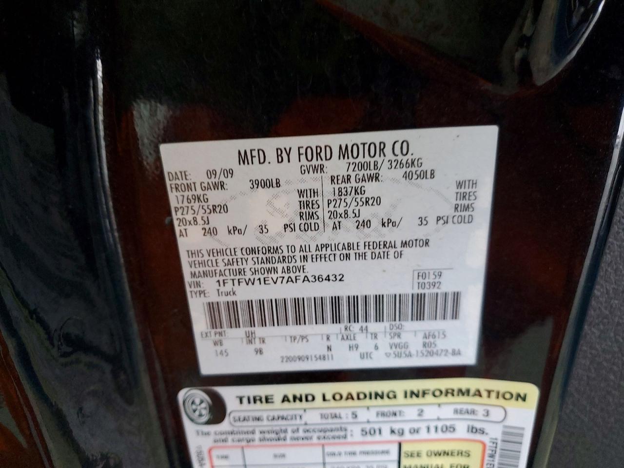 2010 FORD F-150