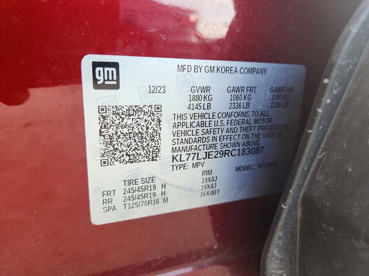 2024 CHEVROLET TRAX