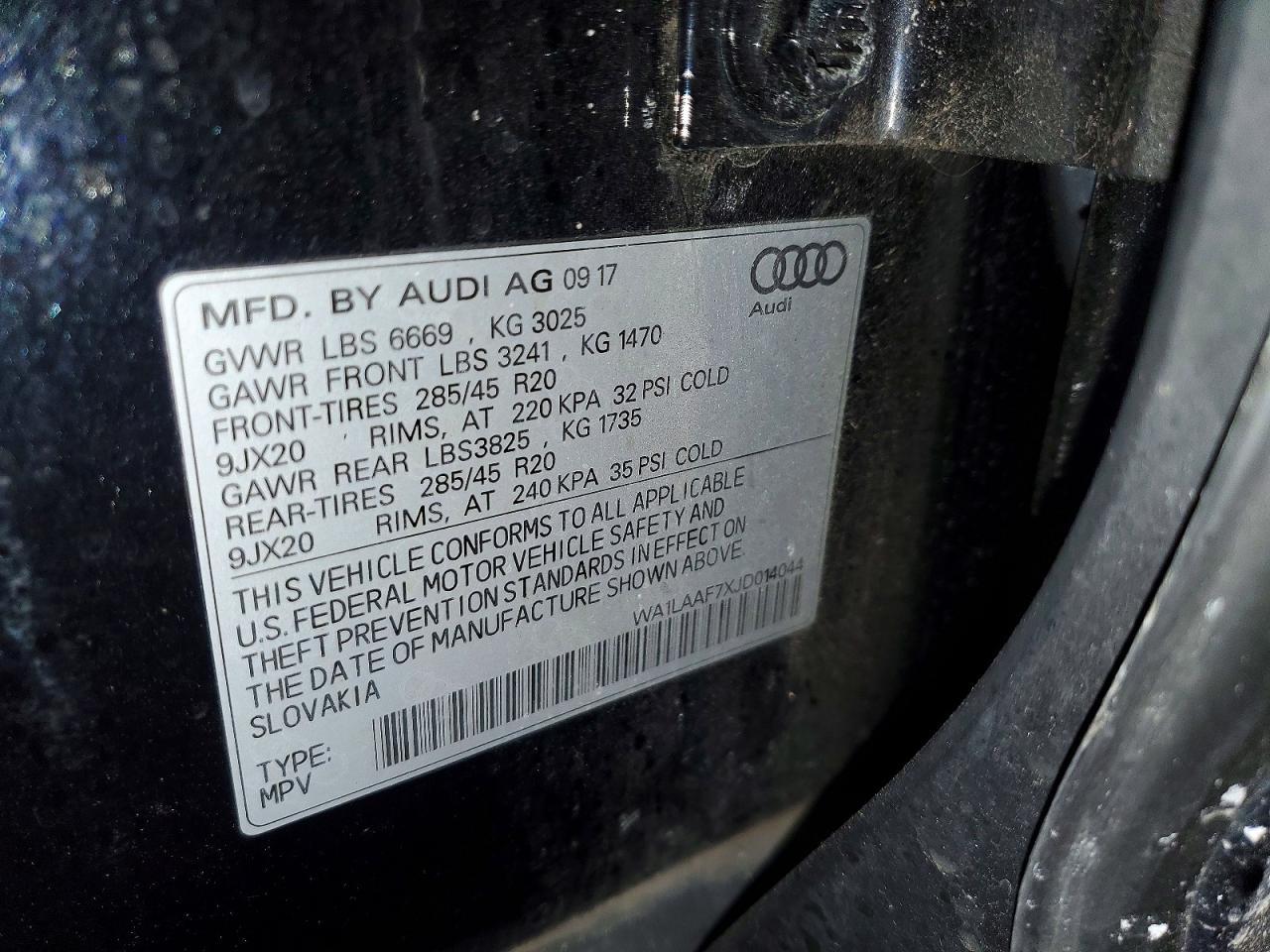 2018 AUDI Q7