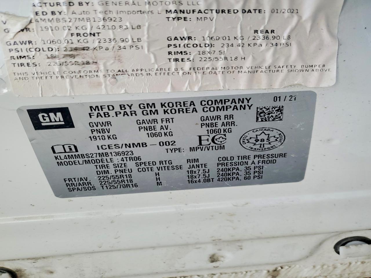 2021 BUICK Encore GX