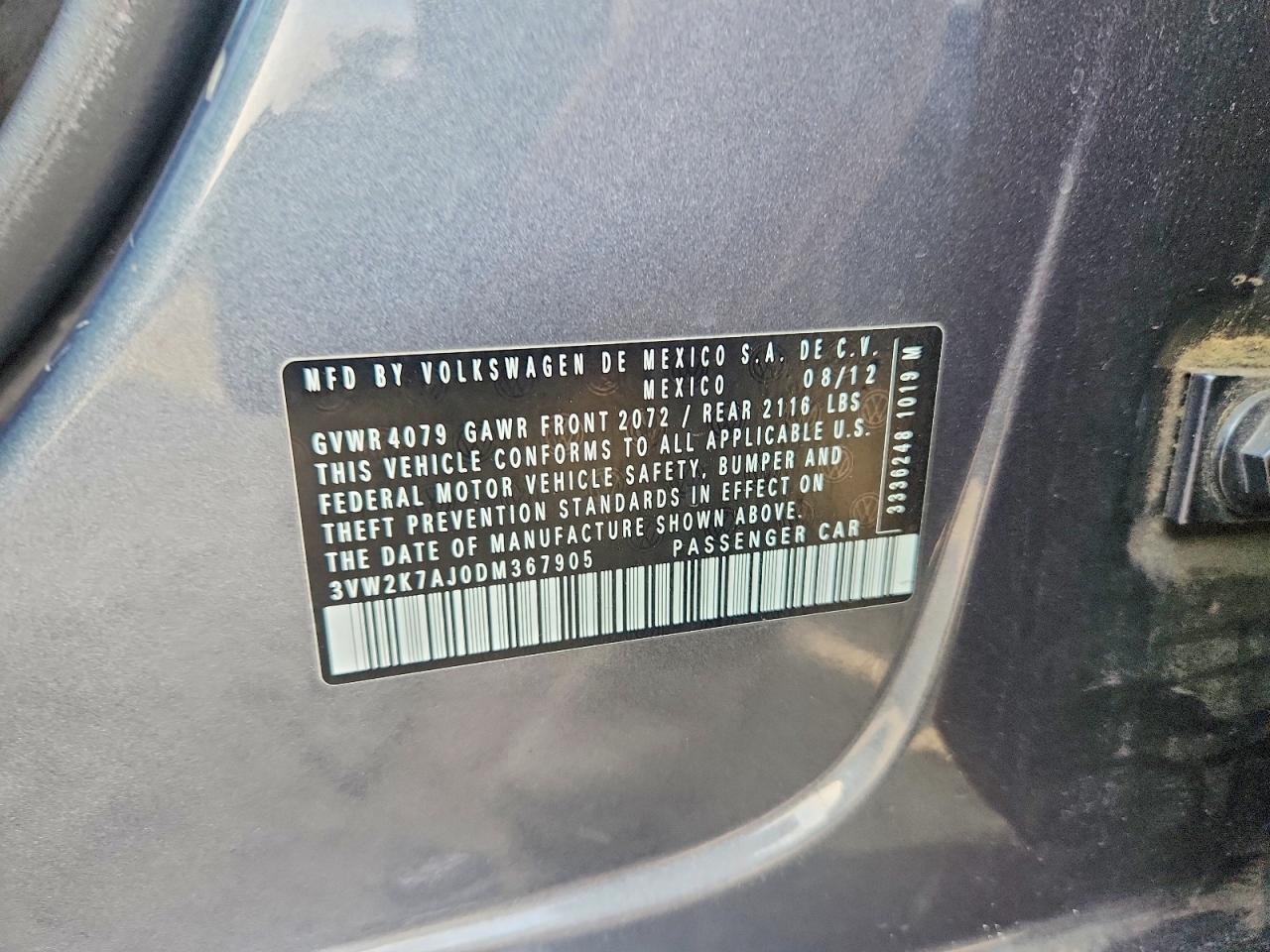2013 VOLKSWAGEN JETTA