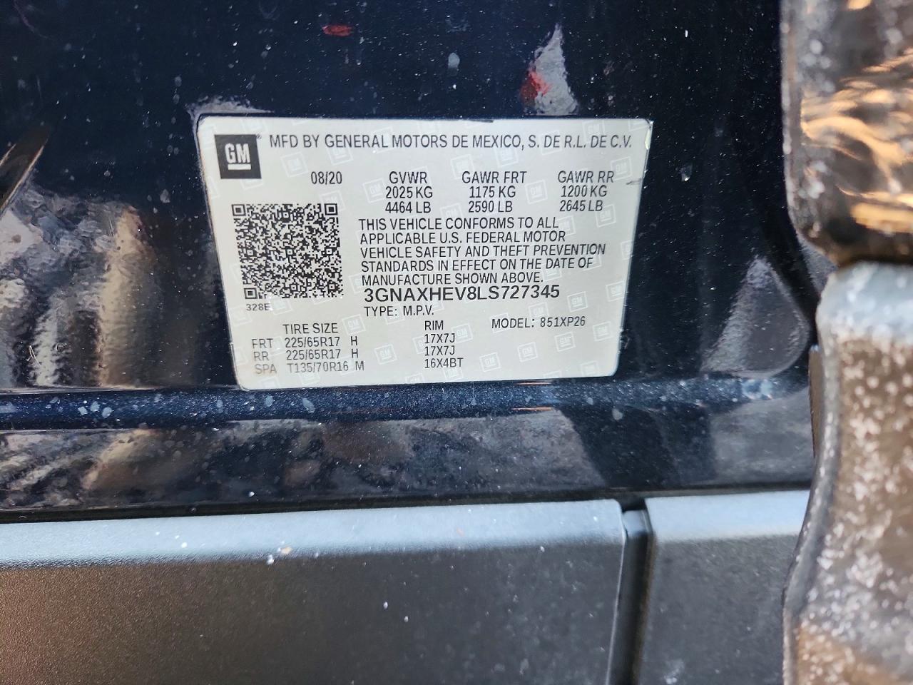 2020 CHEVROLET EQUINOX