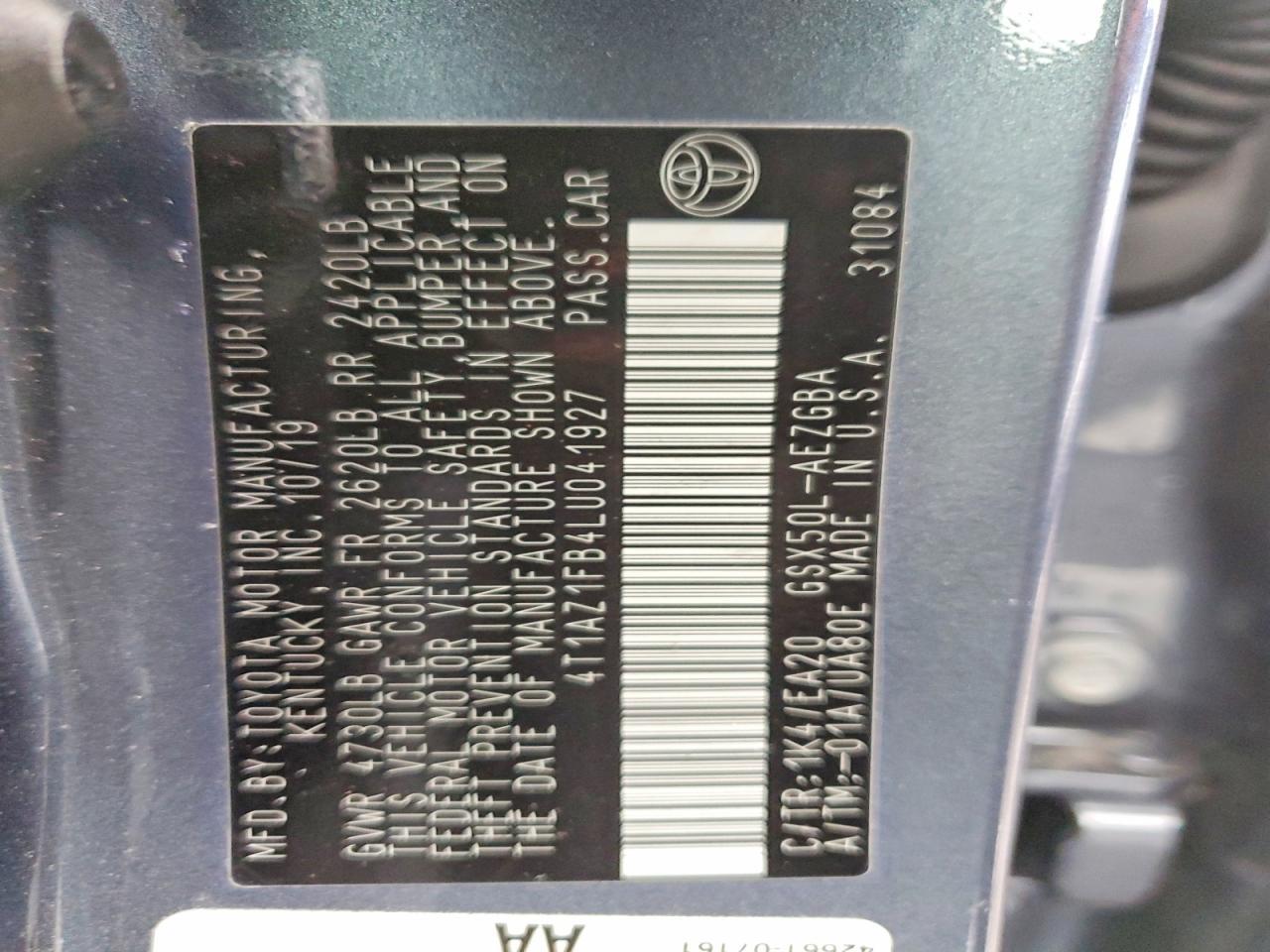 2020 TOYOTA Avalon