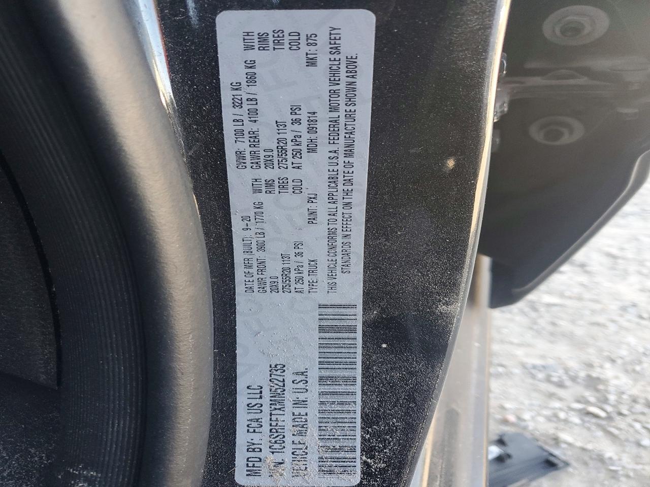 2021 RAM 1500