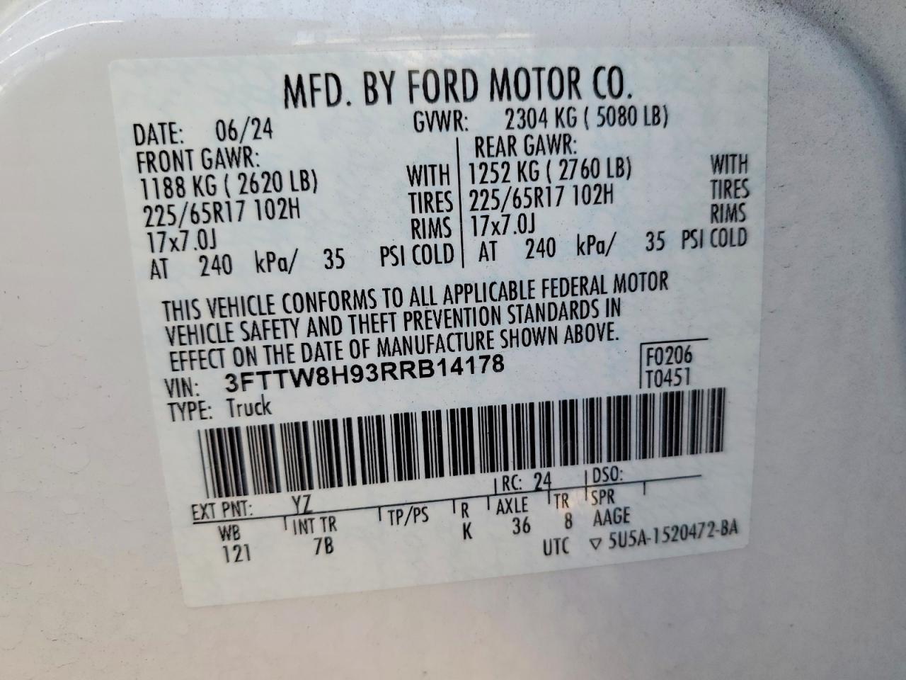 2024 FORD Maverick