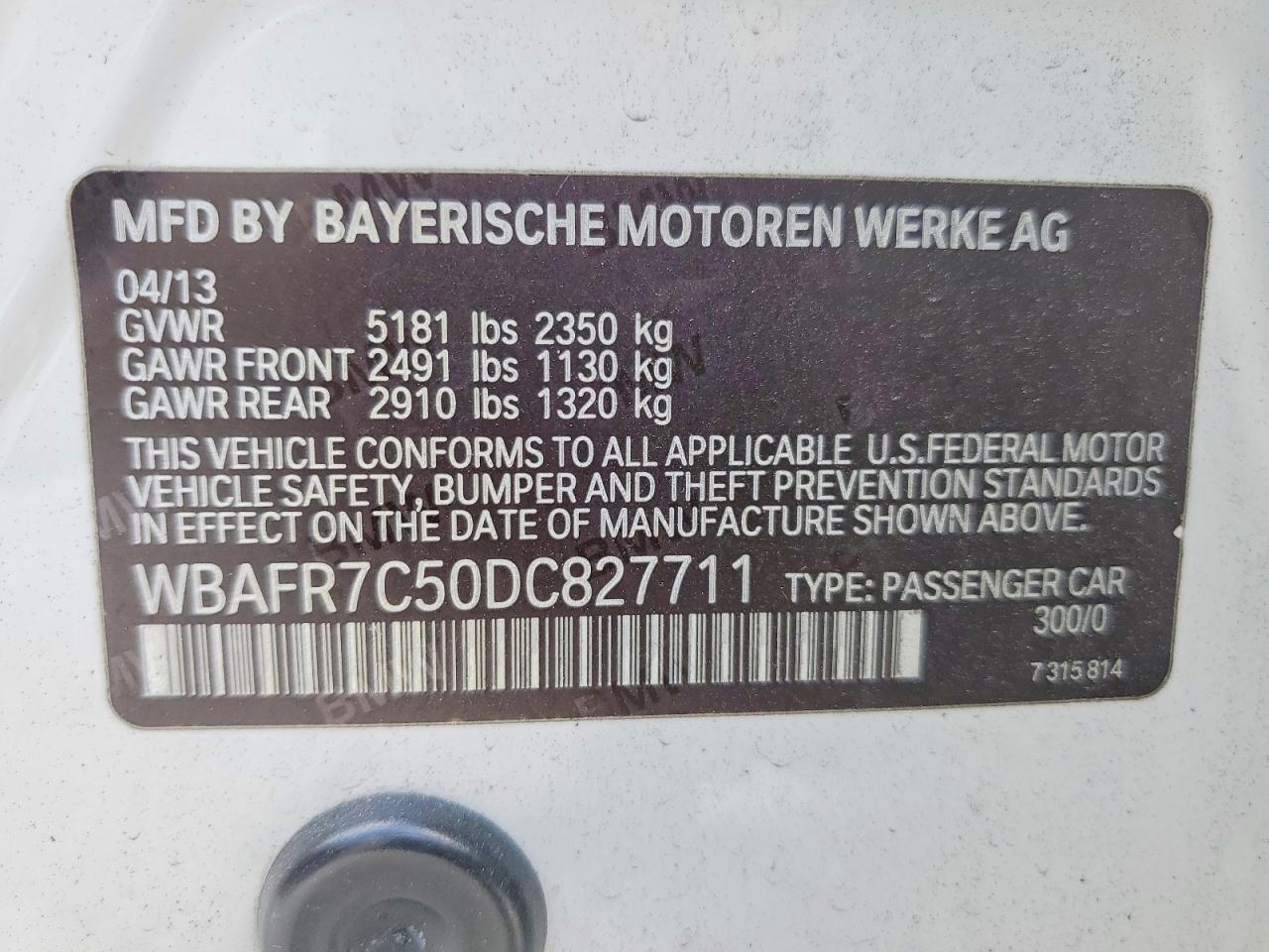 2013 BMW 5 series