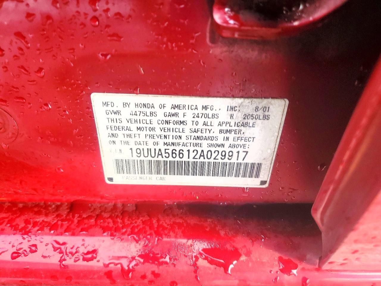 2002 ACURA TL