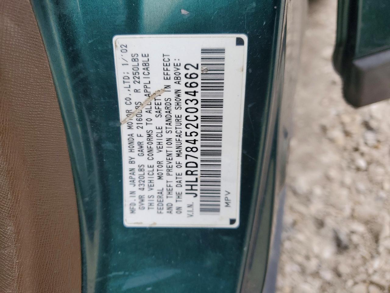 2002 HONDA CR-V