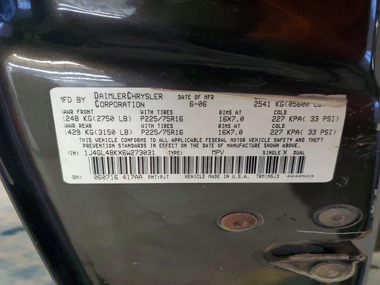 2006 JEEP Liberty