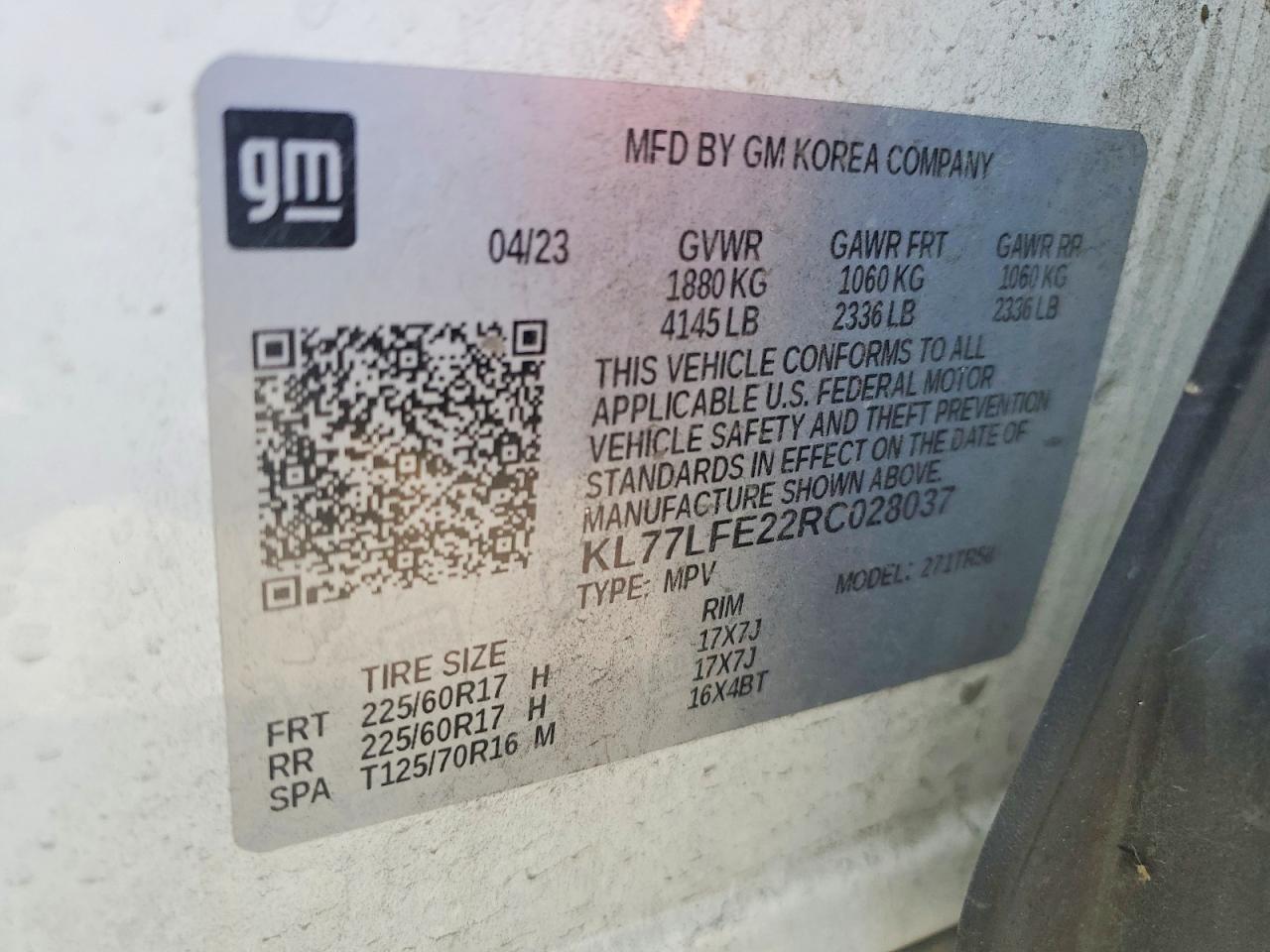 2024 CHEVROLET TRAX