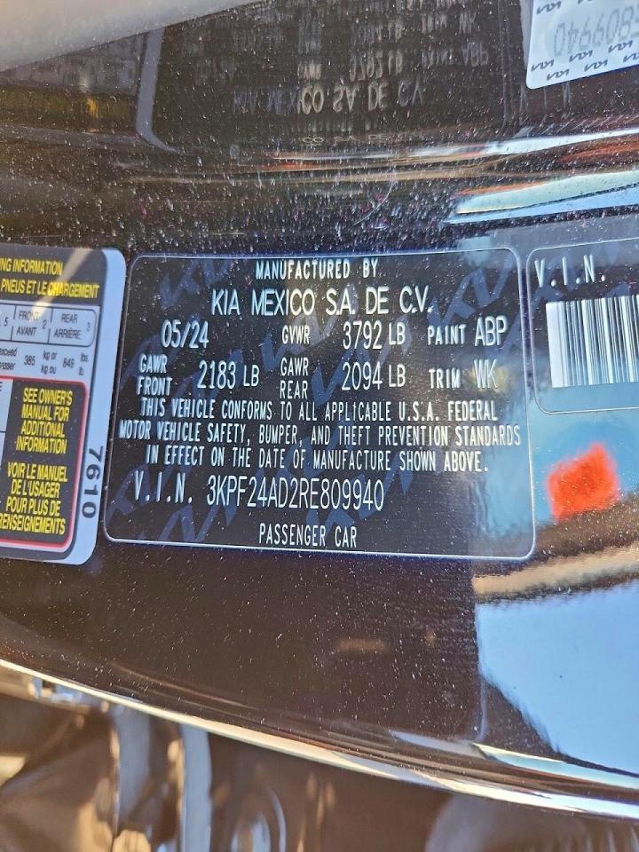 2024 KIA FORTE