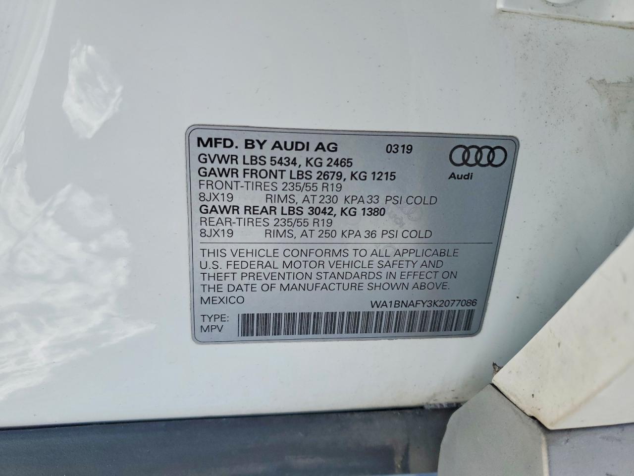 2019 AUDI Q5