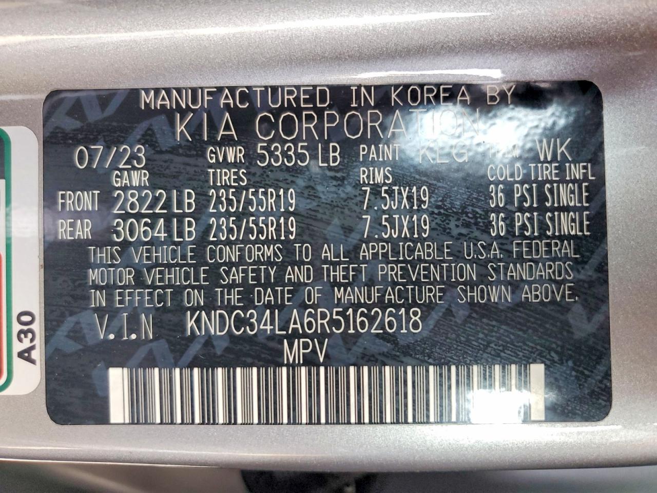 2024 KIA EV6