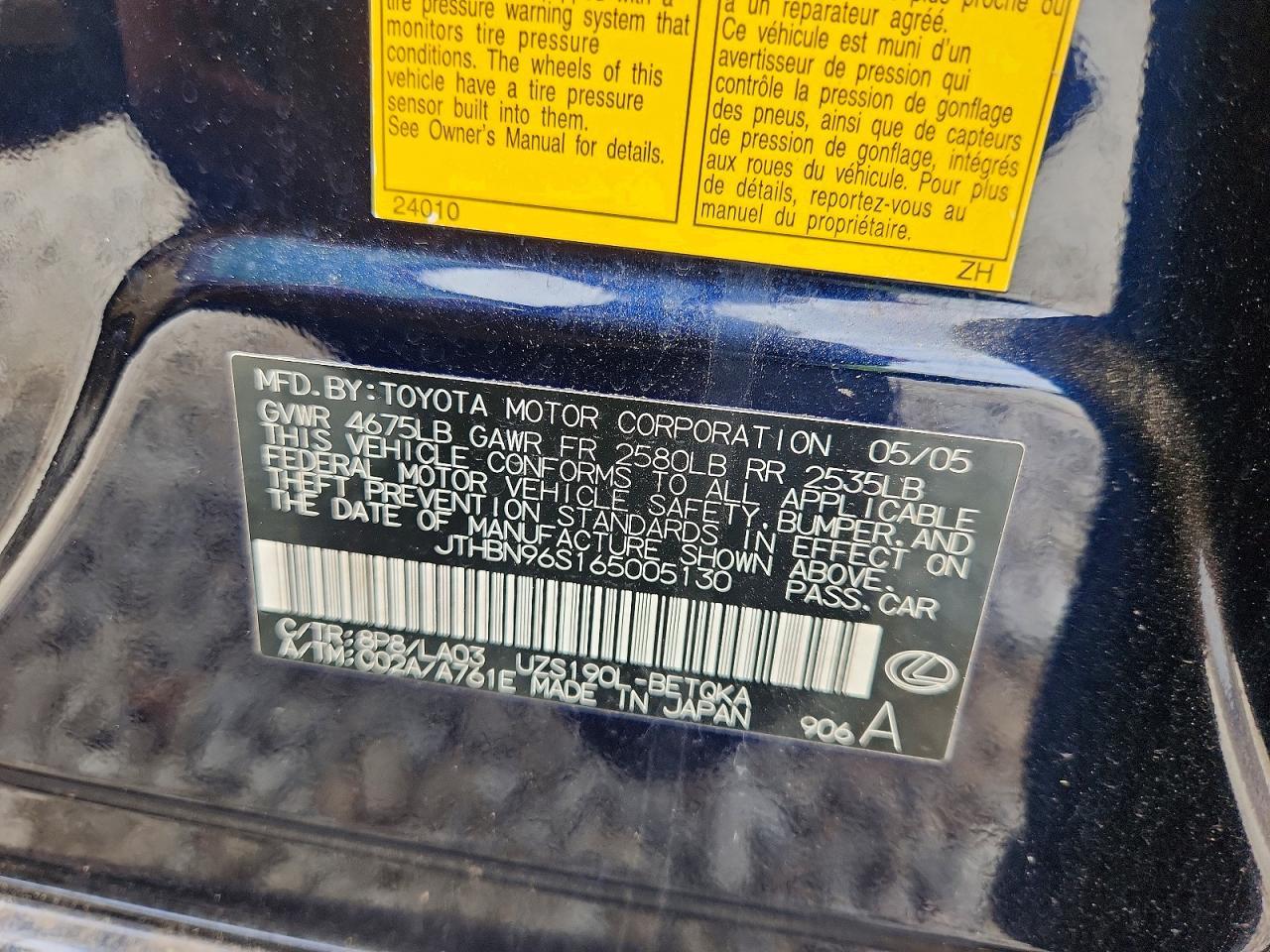 2006 LEXUS Gs 430