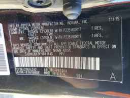 2015 TOYOTA SIENNA