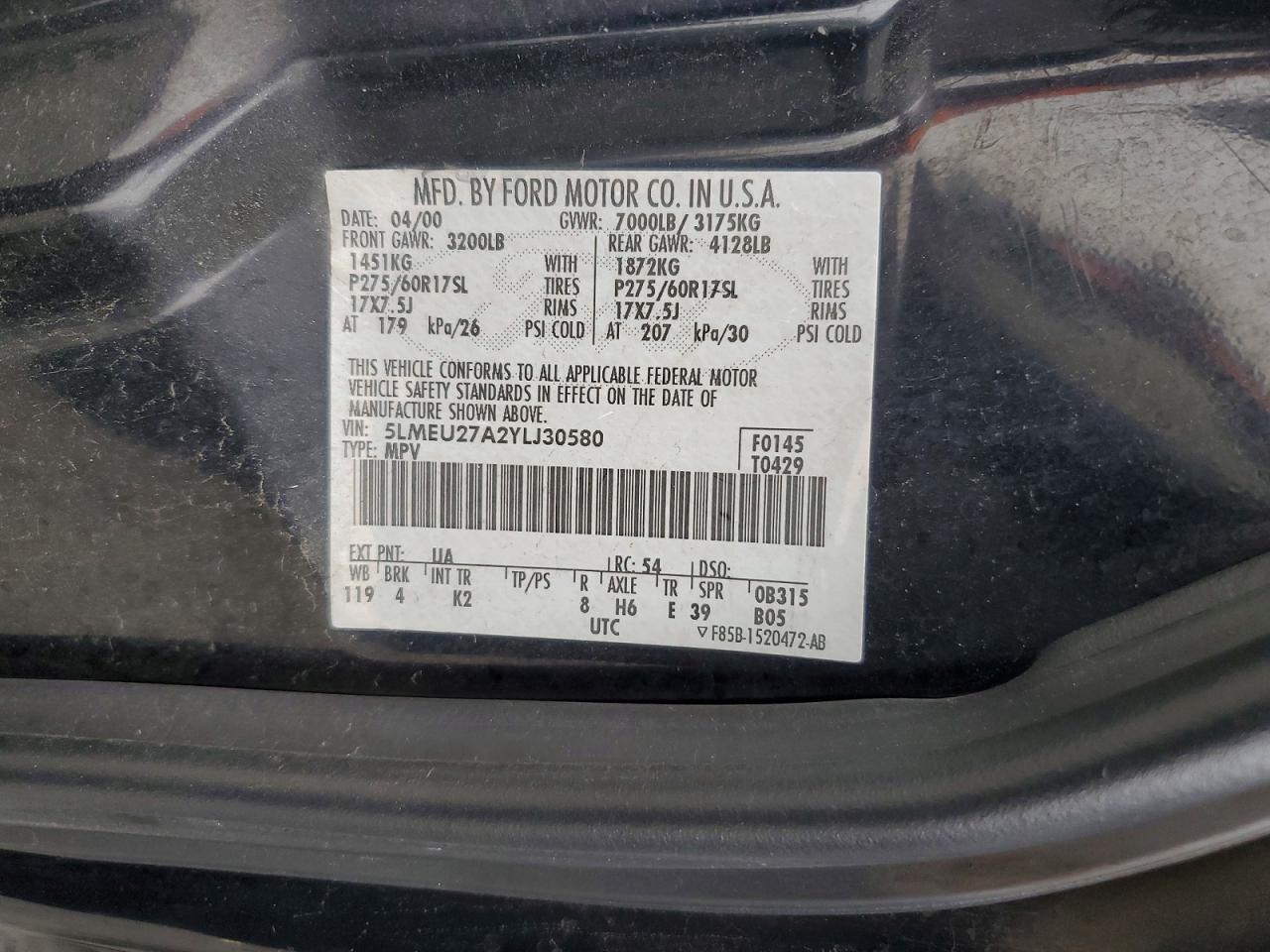 2000 LINCOLN Navigator
