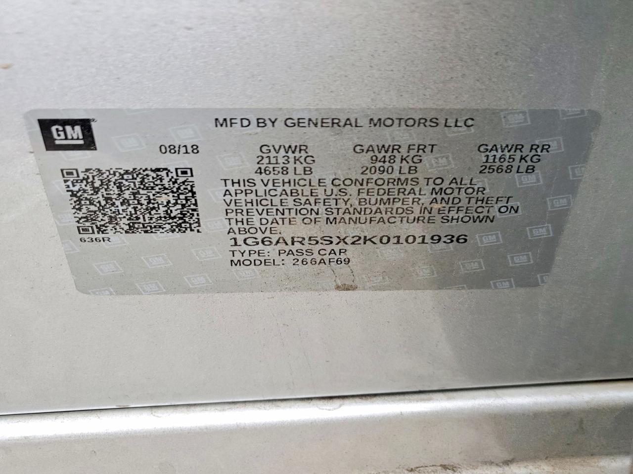 2019 CADILLAC CTS