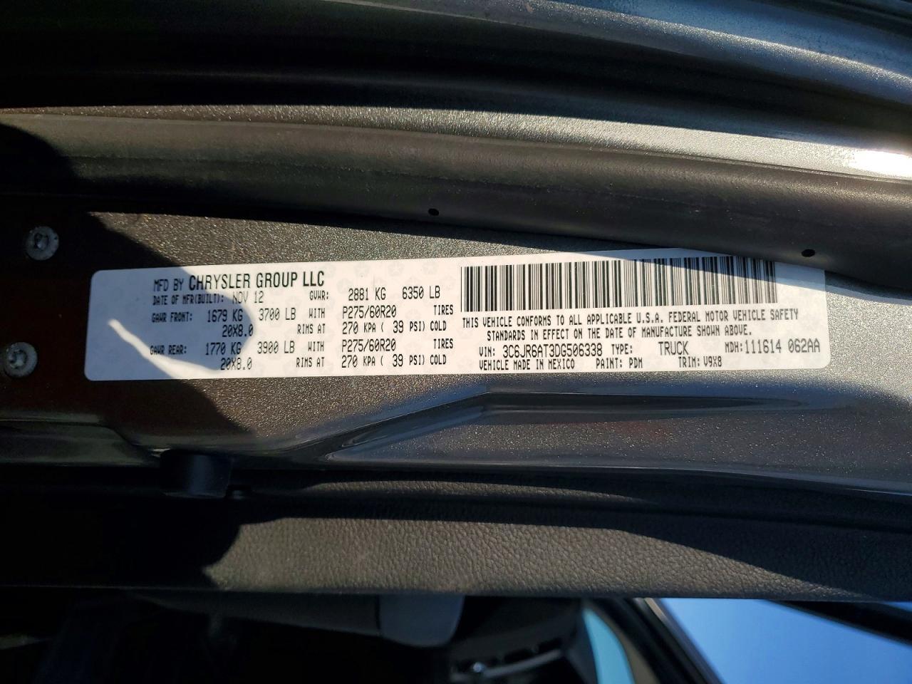2013 RAM 1500