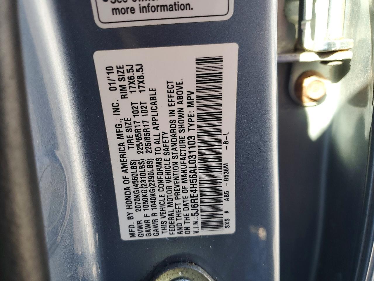 2010 HONDA CR-V