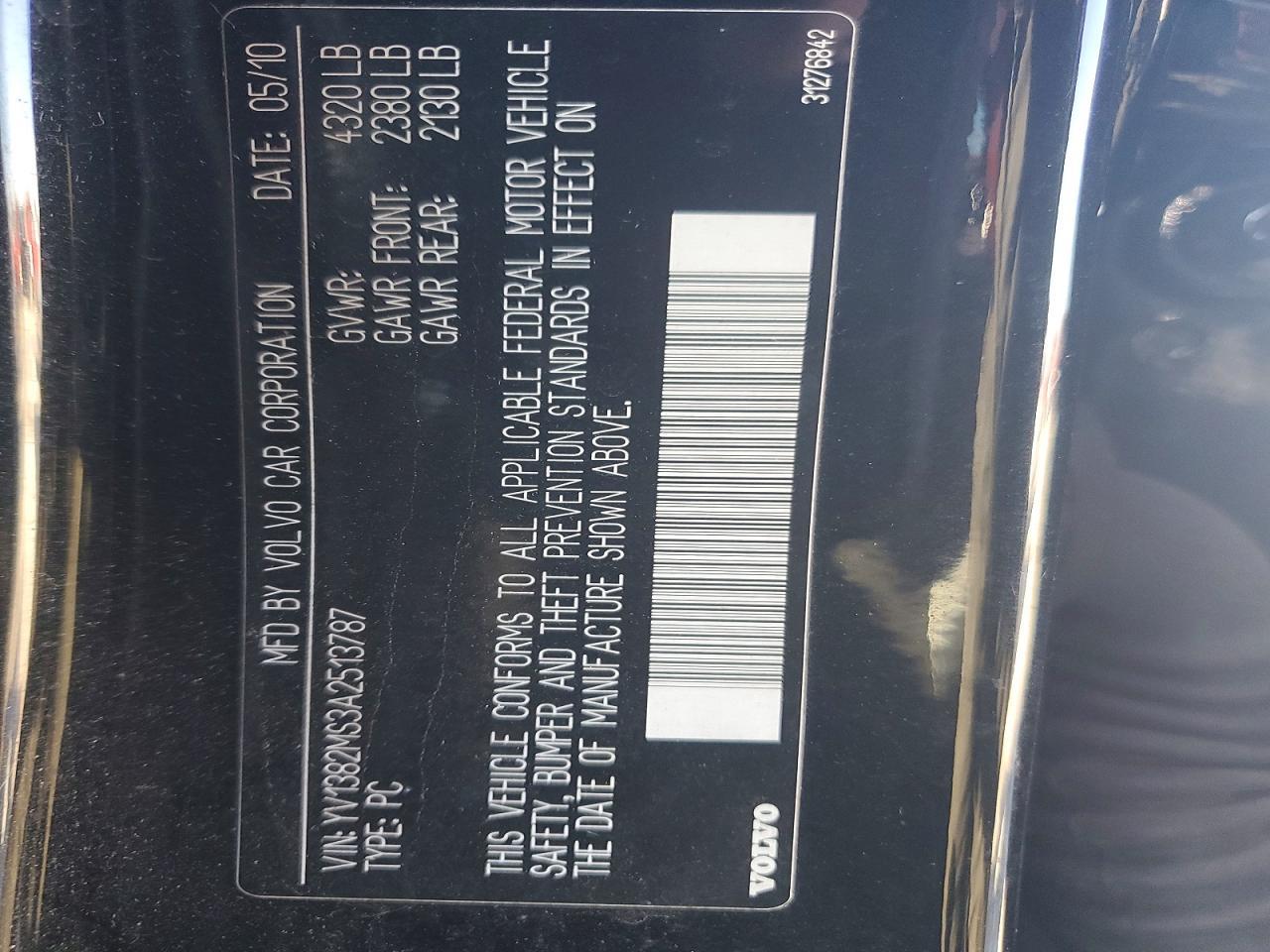 2010 VOLVO S40