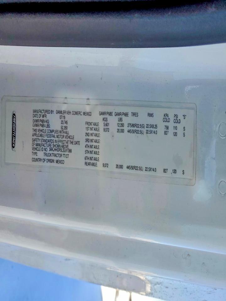 2020 FREIGHTLINER CASCADIA 126