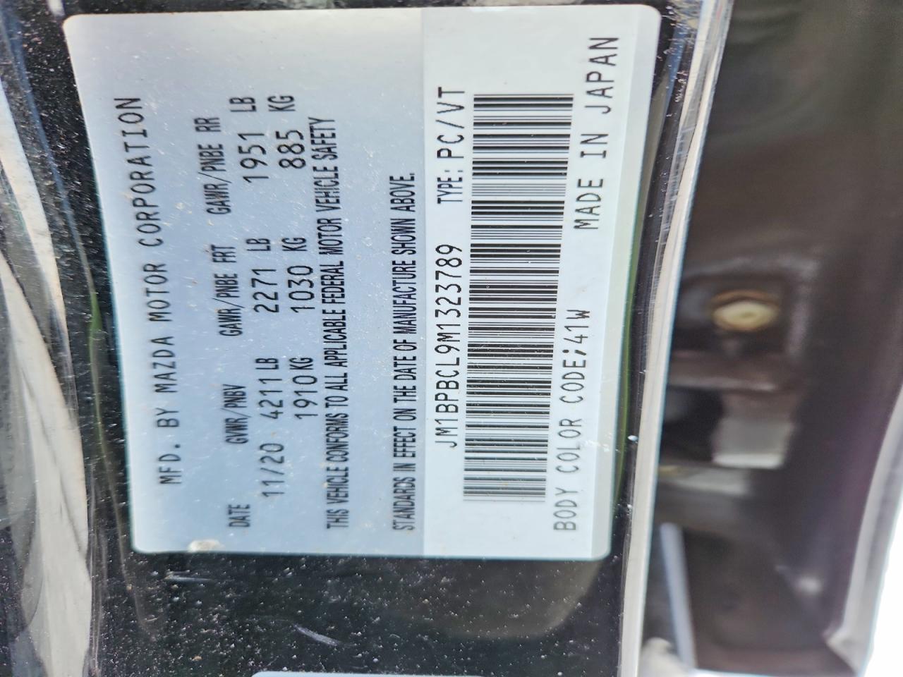 2021 MAZDA 3