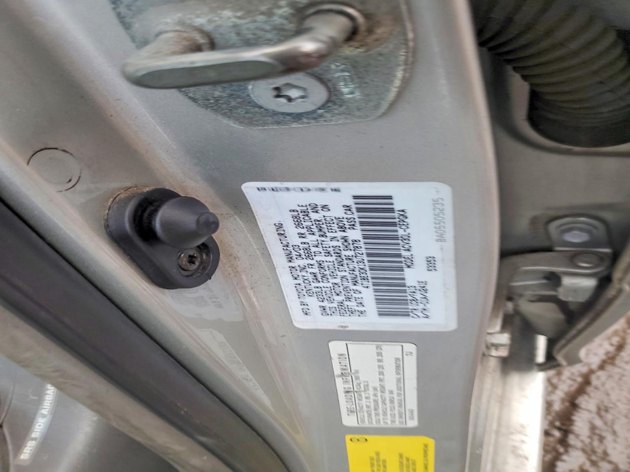 2003 TOYOTA CAMRY