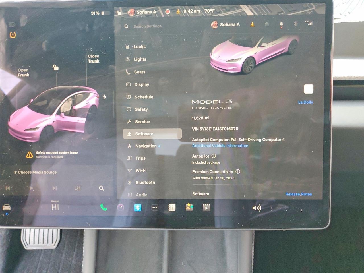 2025 TESLA MODEL 3