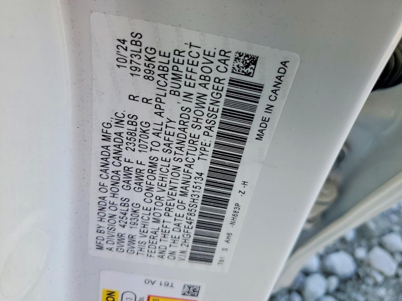 2025 HONDA CIVIC